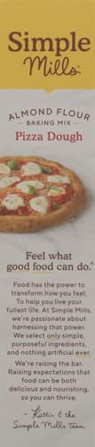 Simple Mills Almond Flour Baking Mix, Cauliflower Pizza Dough - Gluten Free, Vegan, Plant Based, 9.8 Ounce (Pack of 2)