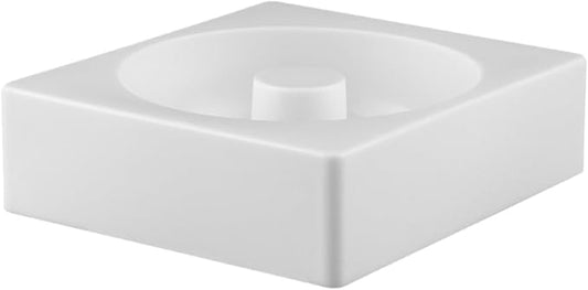 YARNOW Silicone Donut Baking Pan Non-stick Heat round Mold for Cake Decorating and Baking White Spiral Shape Donut Tray