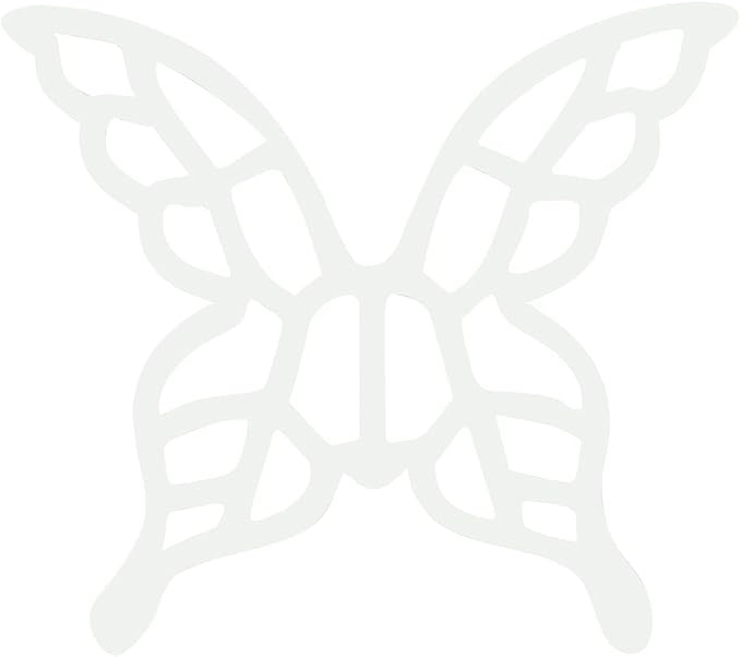 Restaurantware Pastry Tek Fondant Impression Mat 1 Reusable Fondant Embosser - Butterfly Pliable Gray Silicone Cake Impression Mat Dishwashable For Cake Decoration