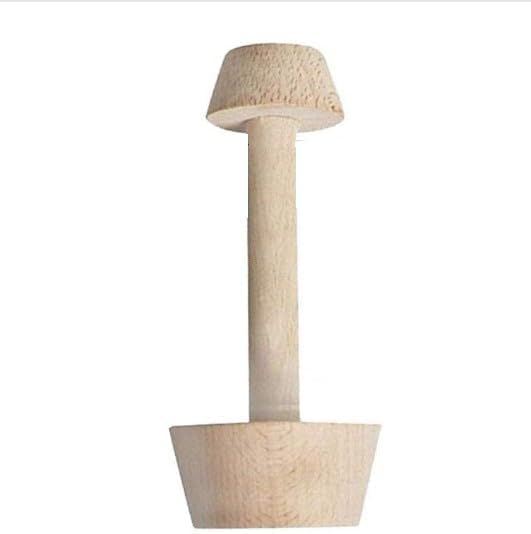Wooden Tart Tamper, Double Side Pie Pastry Dough Tamper, Egg Tart Pan Mold DIY Cake Pastry Baking Tool for Mini Egg Tart, Cheesecakes, Pasta and Dessert Baking