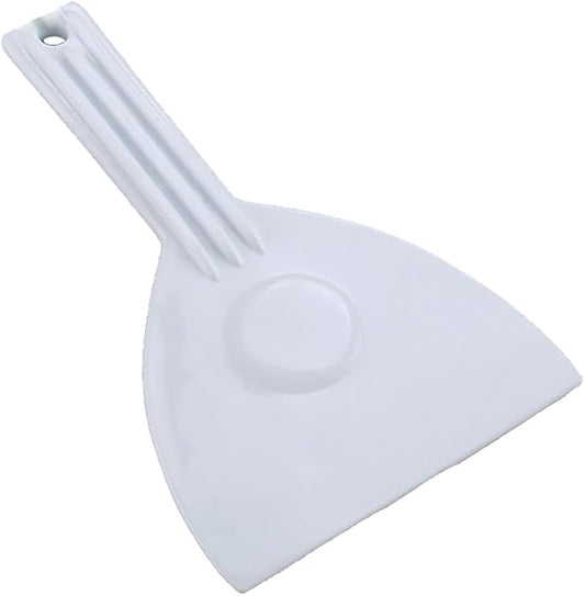 2 Pcs Plastic Handle Scrapers Cake Cream Spatula Dough Pastry Pizza Cutter Baking Food Scrappers for Home Kitchen