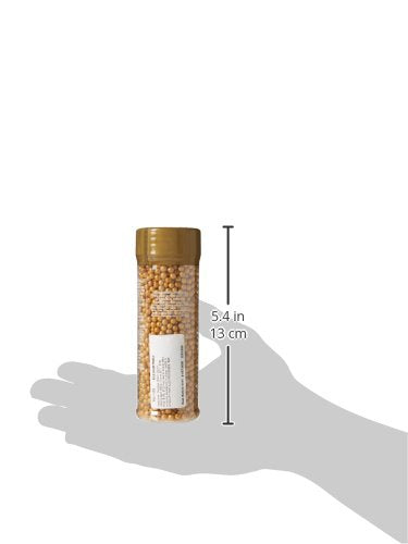 Wilton Sugar Pearls, 141 gram, Gold, Non Toxic (Pack of 2)