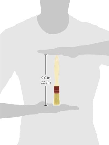 Matfer Bourgeat Natural Pastry Brush, Flat, 1"