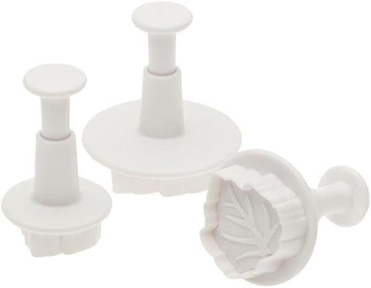 Ateco Set of 3 Sugar Paste Wide Leaf Cutters
