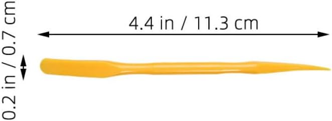 Operitacx 28pcs Clay Sculpting Tools Set for Polymer Clay and Fondant Modeling, 14 Mini Carving Pens in Yellow and Pink, Ceramic and Pottery Craft Kit for Detailed DIY Art and Jewelry Making