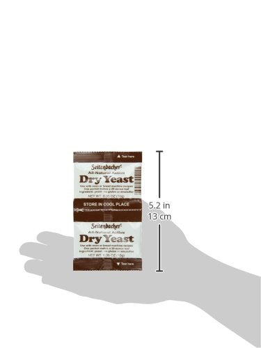 Seitenbacher Active Dry Yeast, 0.35 Ounce (Pack of 32)
