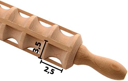 Eppicotispai 20-Inch Beechwood Ravioli Rolling Pin