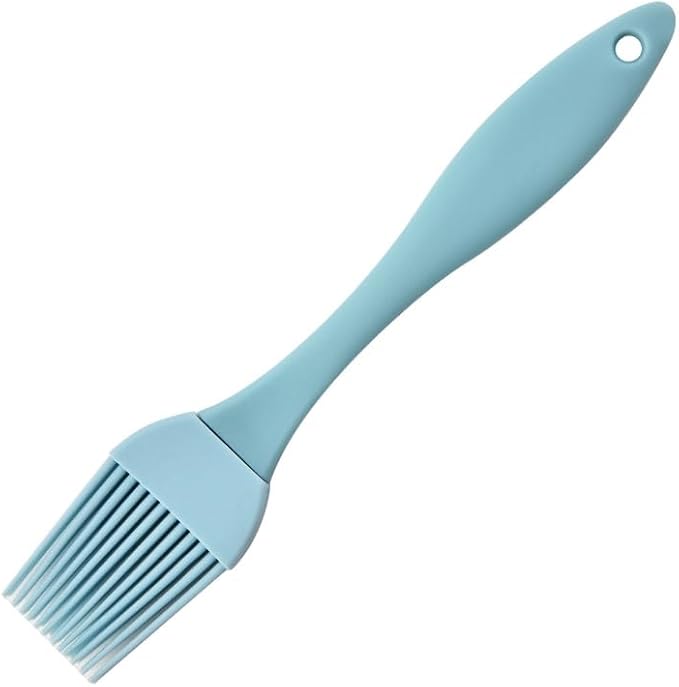 Silicone Oil Brush 4PCS Household Pouring Pastry Brush with Removable Head for Kitchen Cooking Baking Grilling Sauce Butter Marinade Blue Gray Pink Apricot