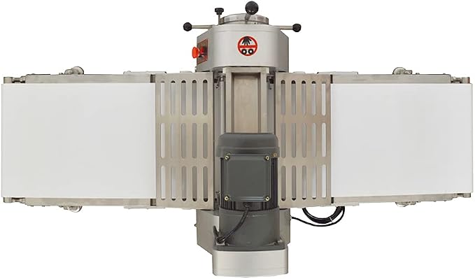 110V Commercial Dough Sheeter 400W Dough Laminator with 0.04"-1.26" Adjustable Thickness Range, 1650mm×400mm PVC Conveyor Belt for Pastry Bakery