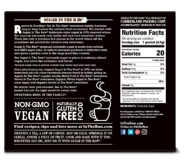 Organic Raw Cane Sugar Packets, 500 Count – Turbinado Brown Sugar, Natural Sweetener for Coffee, Tea, Baking & Drinks