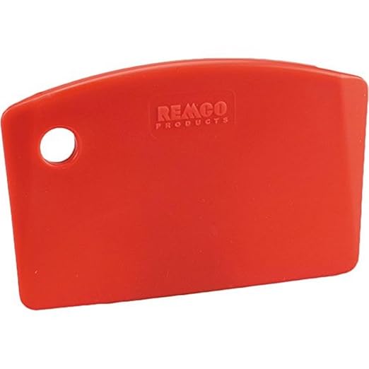 Remco Mini Bench Scraper,5-1/2 x 3-1/2 in,Red 69594-1 Each