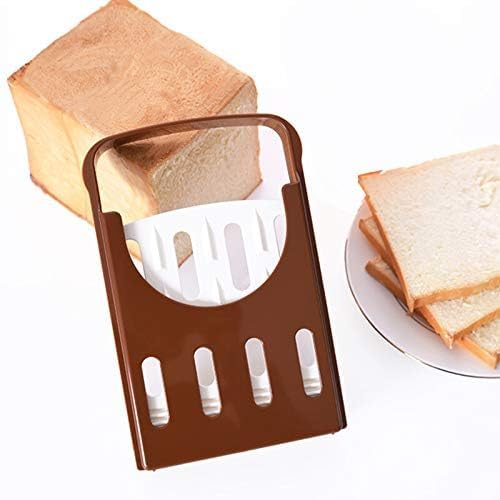 TCOTBE, Foldable Compact Bread Slicing Guide - Bake Slicer Cutter for Homemade Bread, Sandwiches