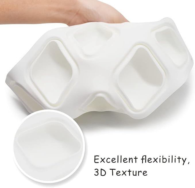 8 Cavity Square Silicone Mold For Doughnut Dessert Baking Pan Ice Cream Biscuit Cake Tools DIY Soap Mould Use Steam Oven
