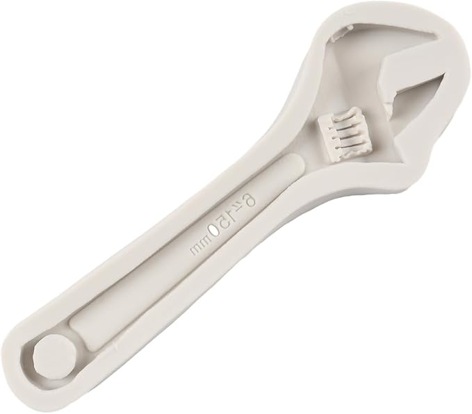 Hand Tools Silicone Molds Wrench Fondant Mold for Cake Decoration Cupcake Topper Chocolate Candy Polymer Clay Gum Paste