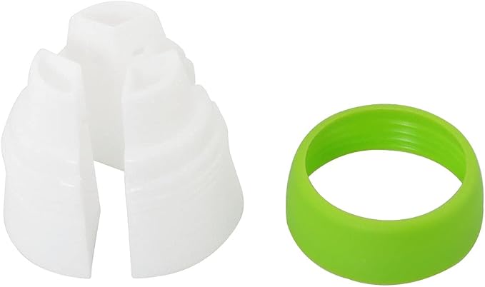 4pcs Russian 3 Color Nozzle Converter Coupler Icing Nozzles Blue+Green Single Hole/Three Holes Icing Cake Decor Tools