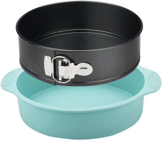 9”Springform Pan Round Cake Baking Pans with Removable Bottom Leakproof Cheesecake Springform Pan Protector10“Bakeware for Cake Cheesecakes Pizza Quiches A unique gift for baking enthusiasts