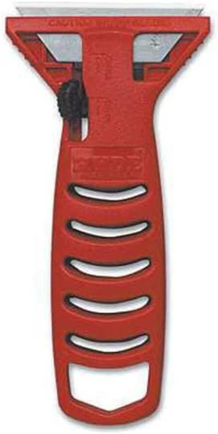 Hyde Tools 13080 Utility Blade Glass Scraper , Red