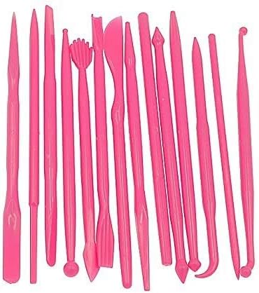14 Pcs Cake Modeling Tools Set Double Ended Fondant Rolling DIY Kit for Cake Shaping Sculpting Carving Tool Set