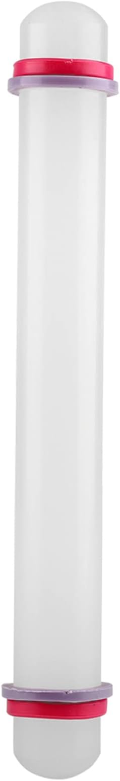 9 Inch Non-Stick Dough Roller With Thickness Rings - Rolling Pin Fondant - Sugar Fondant Cake Roller For Pies and Cookies