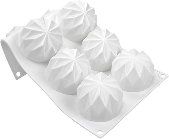 mostsom 3D Diamond Chocolate Cookie Molds Chocolate Cover Cookie Silicone Molds for Candy Mini Cakes Jelly Baking (Diamond I1_11.6x6.88x1.72inch)