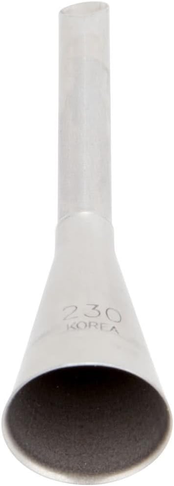 Ateco 230 2 7/8" Bismark Metal Piping Tip - Great for filling donuts, cupcakes, elclairs, and other pastries