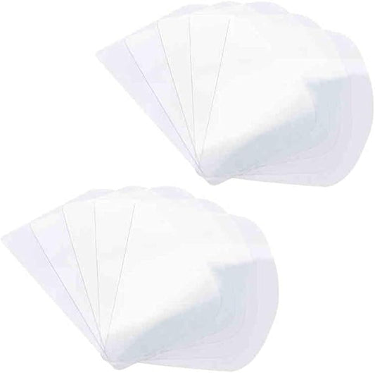 10 Pieces Flexible Plastic Cake Scraper Smoother Transparent Cream Scraper Spatula Cake Smoother Icing Smoother Pastry Spatula Scraper for DIY Kitchen Bakery Baking Cake Decorating Supplies