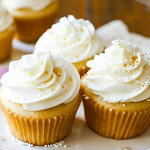 Gifbera Unbleached Parchment Paper Cupcake Liners 400 Counts - Standard Food Grade Muffin Baking Cups, Greaseproof Non-Stick Cupcake Wrappers for Party, Wedding, Birthday (Natural)