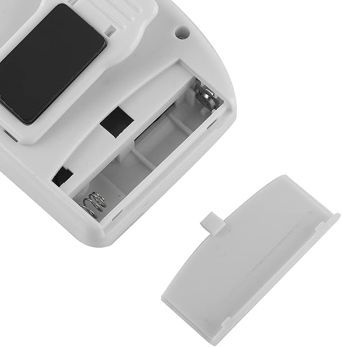 Portable Digital Clock Countdown Timer Large LCD Display Kitchen Timer for Classroom with Magnet Bracket for Refrigerator Microwave Oven White Black (White)
