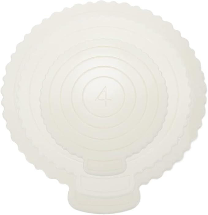 3Pcs Reusable Cake Boards,Plastic Round Circles Cakes Base | Thickened 2mm,for 4 Inch 6 Inch 8Inch Cake,Diameter of Circle 6.3"&7.48"&9.56"