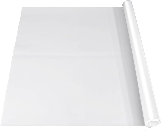 VOKOY Large Silicone Mat for Crafts, 48"x24", Extra Large Thick Clear Silicone Mats for Kitchen Countertop, Heat-resistant Washable Large Pastry Mat for Crafts Painting Baking