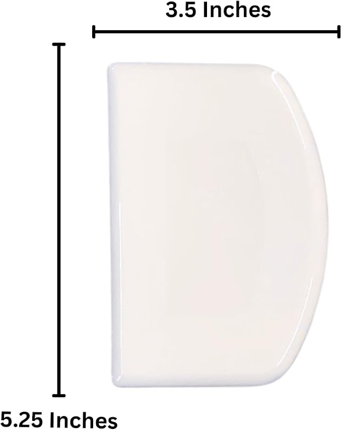 Sourdough Plastic Bench Dough Scraper Bowl Flexible Food-safe Cutter Flexible Multipurpose Good Grip Curved and Flat Edge Dough Food Scrapers for Kitchen Bread Dough Cake Fondant Icing 2 Pack