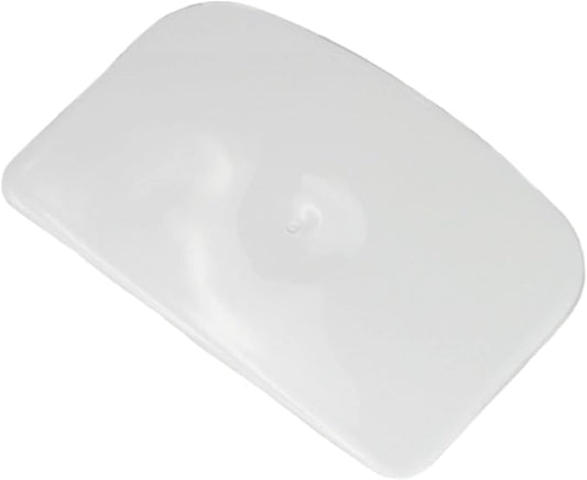 Chef Craft Classic Plastic Dough Scraper, 6 Inch, White, One Size