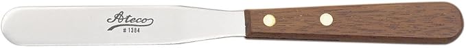 Ateco Straight Spatula, 4.5 Inch, Wood