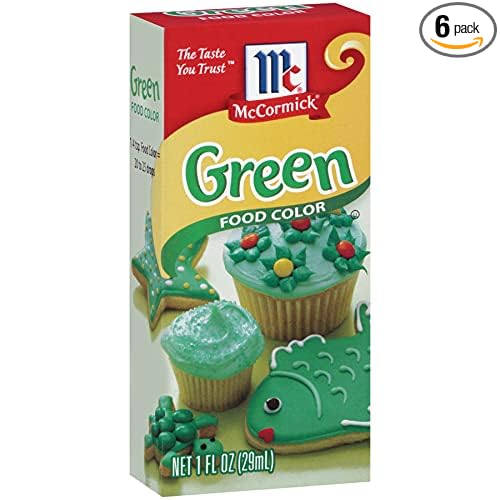 McCormick Green Food Color, 1 fl oz (Pack of 6)