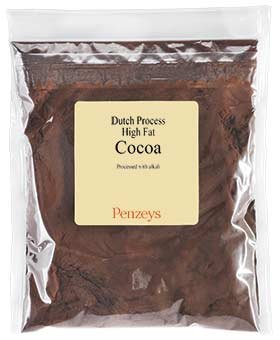 Dutch Process Cocoa Powder By Penzeys Spices 6.4 oz 1.5 cup bag (Pack of 1)