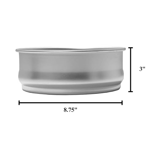 Chef Approved Aluminum Stable Dough Proofing Pan | Professional Round Shape Retarding Stackable Bakeware Pot for Bakery Pastry Coffee Shop | Fits 96DPANC Lid | 96 oz Capacity | 8.75"W x 8.75"D x 3"H