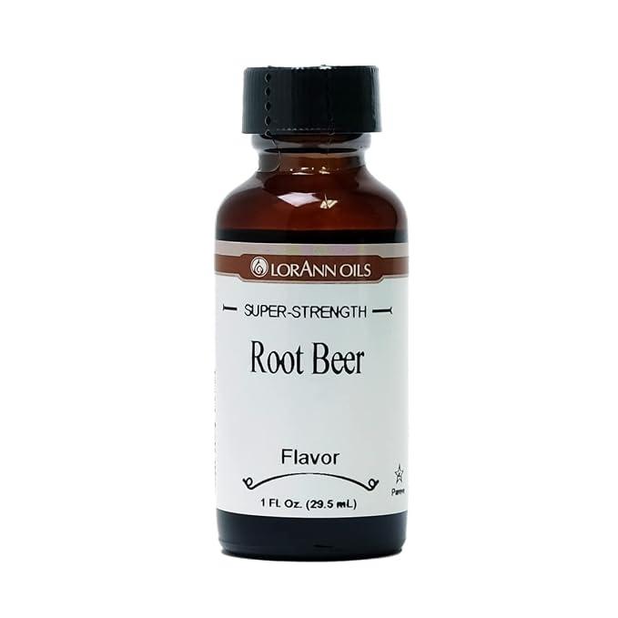 LorAnn Oils Super Strength Flavoring - Used For Candy Making, Flavoring Extracts, Baking, Hard Candy, and Flavor Oils - Bold, Natural Flavors 4X Stronger Than Extracts - Root Beer, 1 fl oz