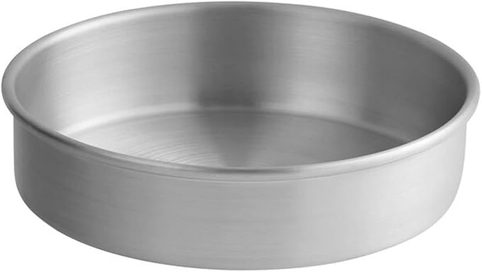 TrueCraftware- 8" X 2" Aluminum Round Layer Cake Baking Pan 1.0MM- Bakeware for Cake Pizza Layer Cake Pans Easy Releasing Cake Baking Round Pans Tin Cheesecake Mold for Home Kitchen Restaurants