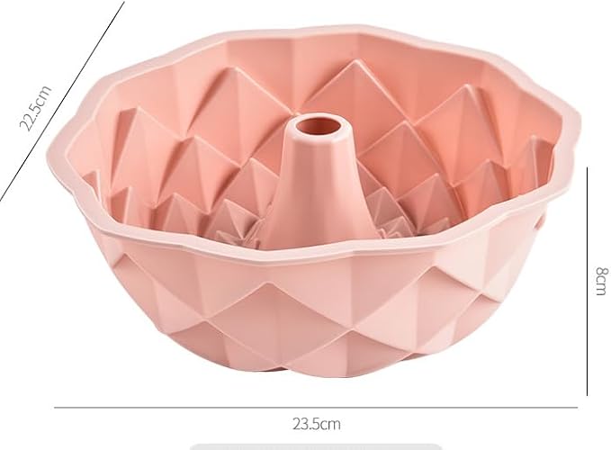 8 inch Bird's Nest Cakes Baking Mold Siicone Donuts Cake Pan (Blue)