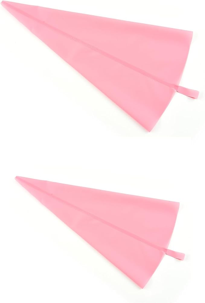 20 inch Piping Bags Reusable, 2 Pcs Silicone Pastry Bags Set, Cake Decorating Tools for Cookies Chocolate Cupcake, Silicone Icing Piping Bags, DIY Kitchen Tools