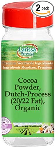 Cocoa Powder, Dutch-Process (20/22 Fat), Organic (4 oz, ZIN: 526561) - 2 Pack
