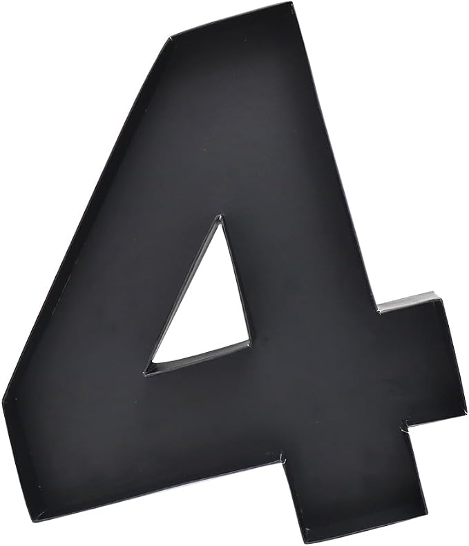 12inch Cardboard Number Fillable Food Tray Box for Charcuterie, Cupcake Arrangement,Birthday Anniversary (Black 4)