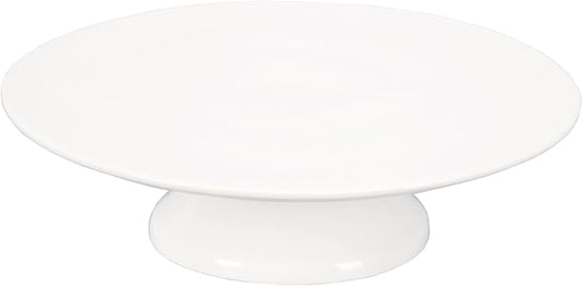 Porcelain Cake Stand, Round Dessert Stand, Cupcake Stand - Wedding and Birthday Decorating Cake Pedestal Stand - Dessert Display Serving Use at Parties, Restaurants, Birthday 11.8 Inch