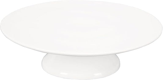Porcelain Cake Stand, Round Dessert Stand, Cupcake Stand - Wedding and Birthday Decorating Cake Pedestal Stand - Dessert Display Serving Use at Parties, Restaurants, Birthday 13.8 Inch