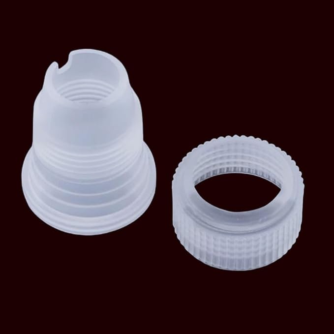 30 Pack Plastic Standard Couplers Cake Decorating Coupler Pipe Tip Coupler for Icing Nozzles,Cake Baking Tools Accessories