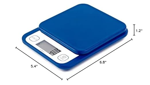 Ozeri Garden and Kitchen Scale II, with 0.1 g (0.005 oz) 420® Variable Graduation Technology®