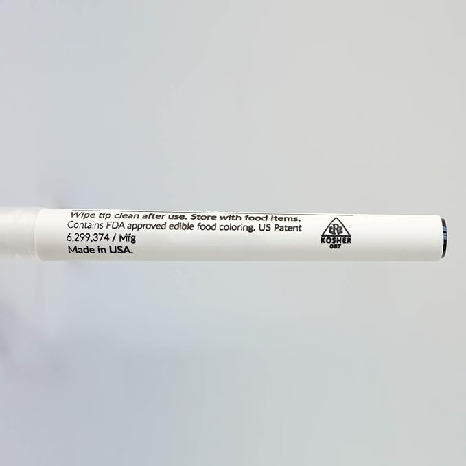 The Cookie Countess Black Fine Tip Food Marker - Value Pack of 3