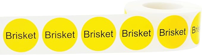 Brisket Deli Labels 1 Inch 500 Total Stickers