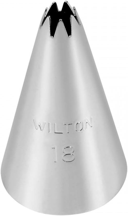 Wilton Decorating Piping Tip, No 18 - Star