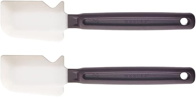 Mercer Culinary 10 Inch Heat Resistant Silicone Spatula - 2 Pack
